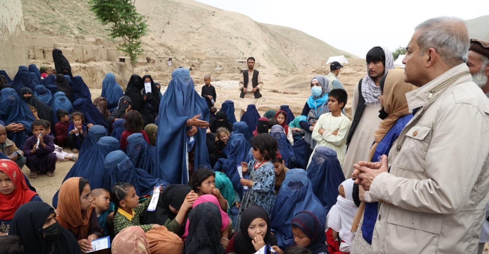 UN Resident Coordinator visited Baghlan Province, northern Afghanistan, to oversee vital aid efforts by UN agencies for communities affected by recent deadly flash floods.